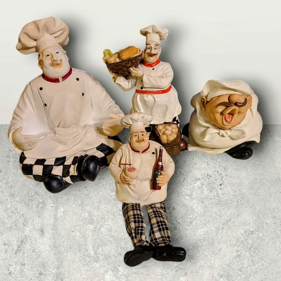 Vintage Italian/French Chef Set - Picture 2 of 11